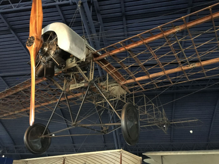 Den enda bevarade Fokker E.III Eindecker i världen. Fotad av Mats Johansson på Science museum i London. 