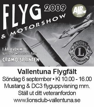 Vallentuna Flyg & Motorshow 2009
