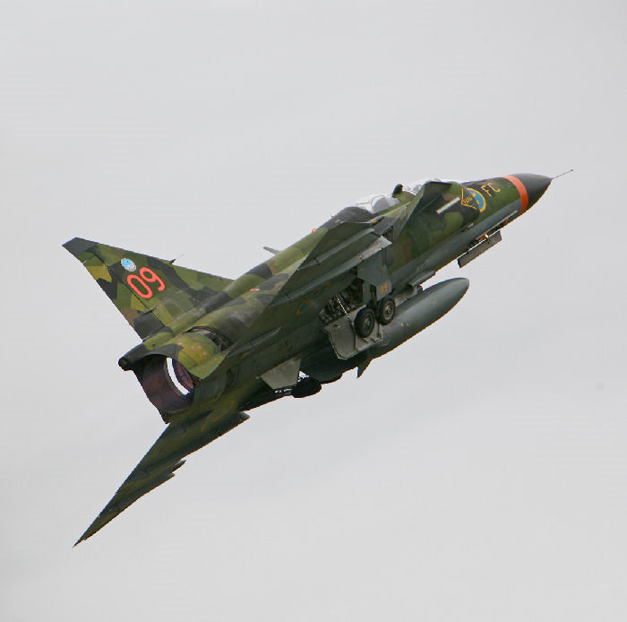 SK 37E Viggen FC. Foto: Gunnar Åkerberg.