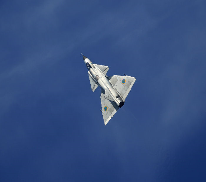 AJS 37 Viggen SwAFHF. Foto: Gunnar Åkerberg.