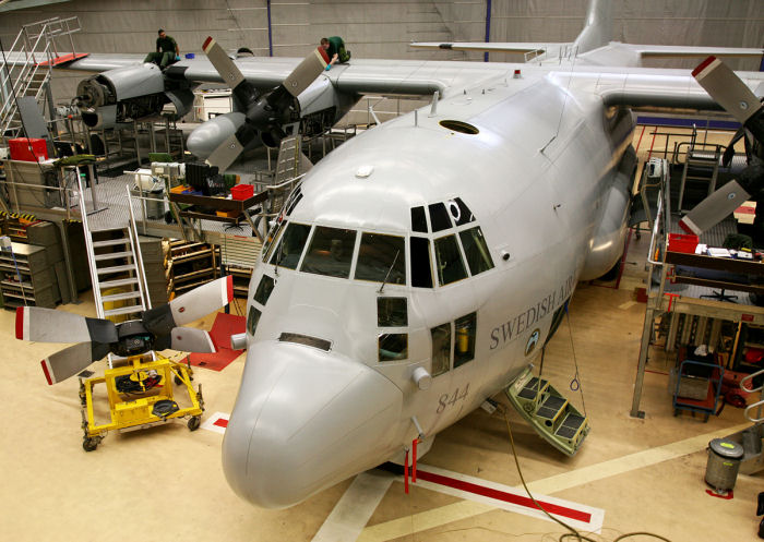 Senast Försvarsmaktens TP 84 Hercules opererade i Afghanistan var mellan maj och september 2012 då en av F 7:s TP 84:or flög passagerare och gods för Isaf, (International Security Assistance Force). Foto: Gunnar Åkerberg. 