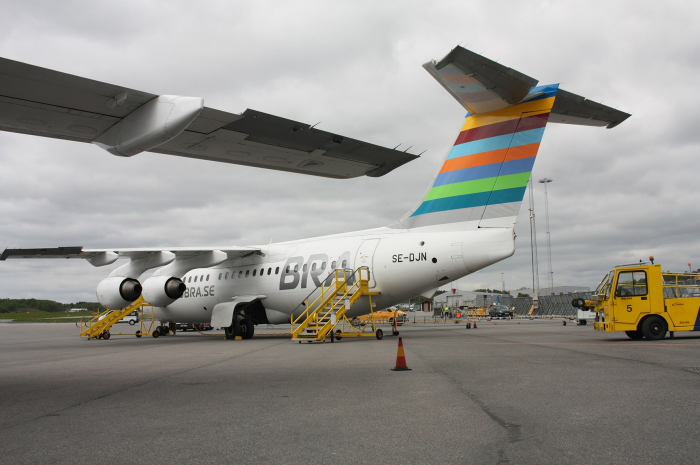 2020. Avro RJ85 & RJ100 tas ur trafik. Foto: Michael Sanz.