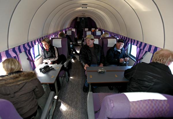 Man flyger bekvämt med Congo Queen! Foto: Gunnar Åkerberg.