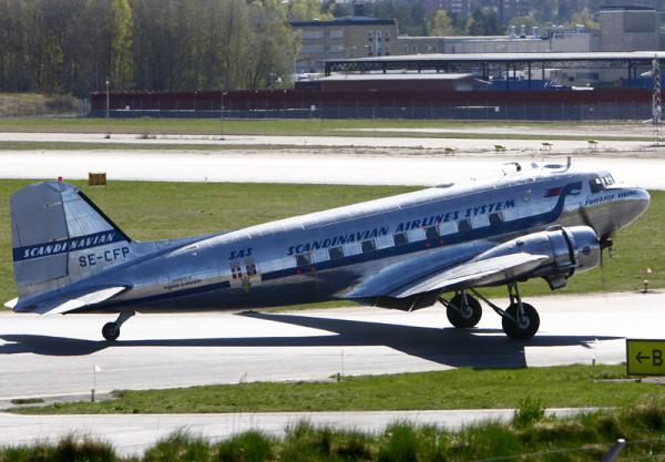 DC-3 Daisy. Foto Gunnar Åkerberg