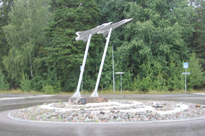 Monumentet Kungliga Huvudstadsjakten i Tullinge. Foto: Hans Groby.