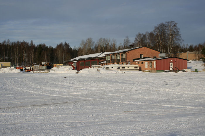 Det som blev kvar efter branden av Hangar 81. Foto: Hans Groby.