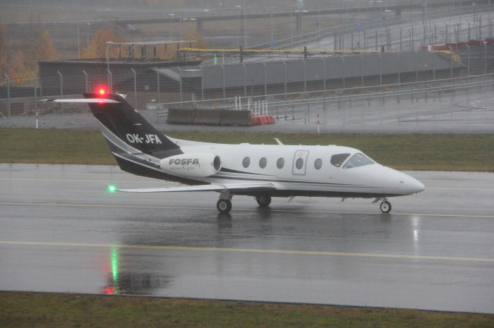 Time Air BEECH 400 (Nextant N400XT). Foto: Hans Groby.