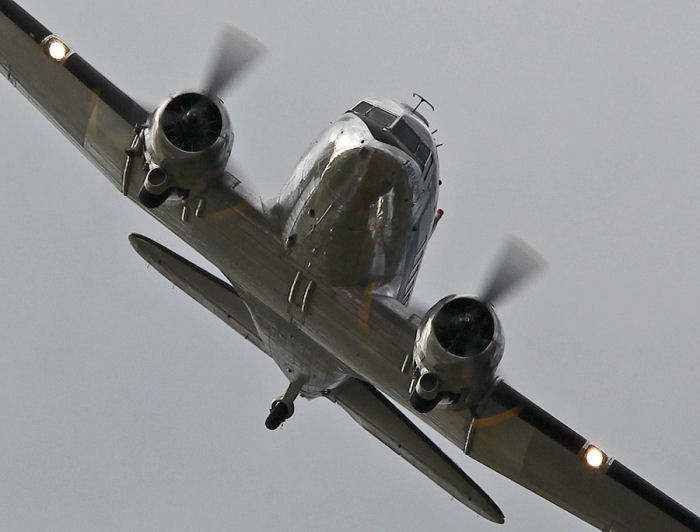 Även DC-3 Daisy kommer till Skavsta i helgen. Foto: Gunnar Åkerberg.