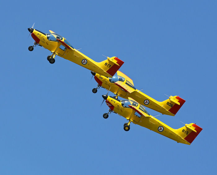 Saab MFI-15 Safari ”815” flyger än i dag och hör hemma hos 139 Luftving i Bardufoss. Foto: Gunnar Åkerberg