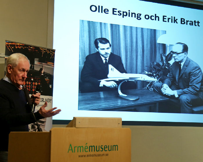 Ulf lyfte även fram människorna bakom maskinen. Foto Gunnar Åkerberg