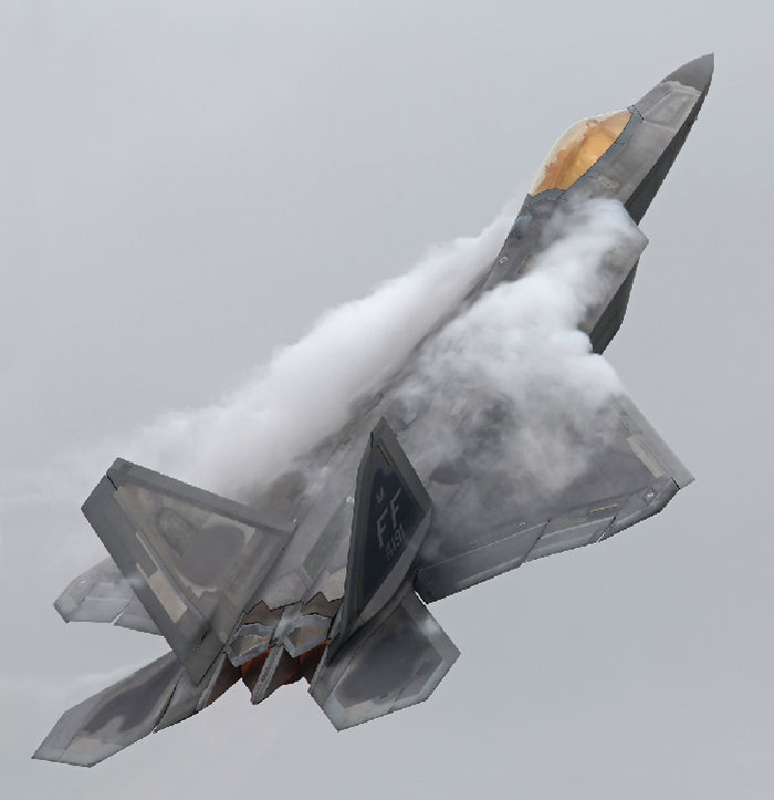 Även F-22 Raptor medverkade på RIAT 2016. Foto Gunnar Åkerberg  