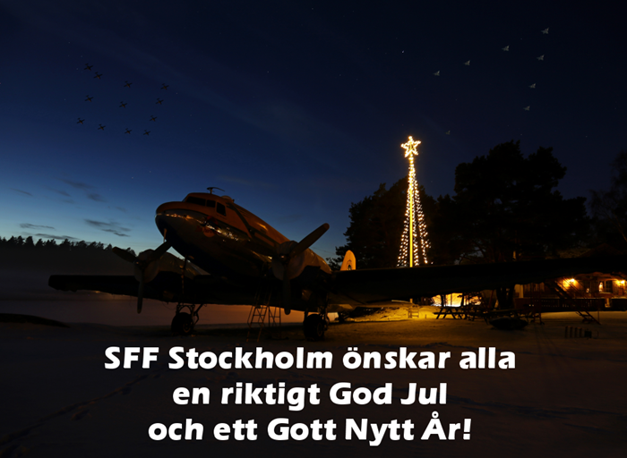 SFF Stockholm önskar alla en riktigt God Jul och ett gott nytt år! Foto: Gunnar Åkerberg och Bengt Simson.