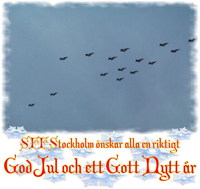 SFF Stockholm önskar alla en riktigt God Jul och ett Gott Nytt år! Foto: Bengt Simson.