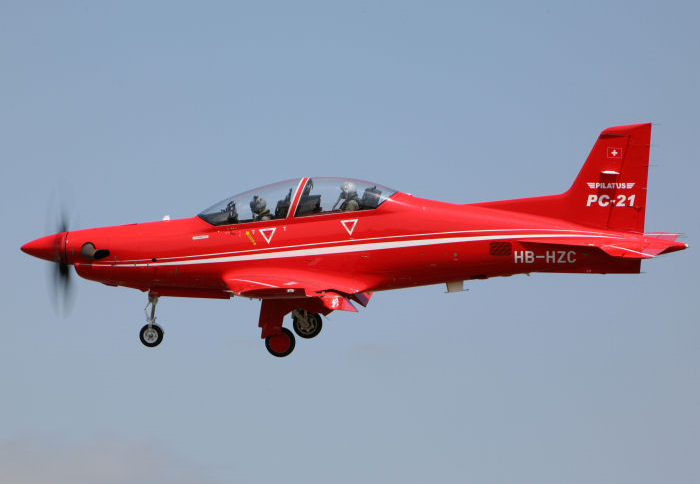 Pilatus PC-21. Foto Gunnar Åkerberg. Pilatus PC-21. Foto Gunnar Åkerberg.