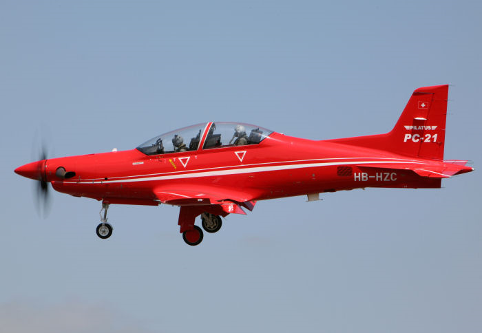 Pilatus PC-21. Foto Gunnar Åkerberg.