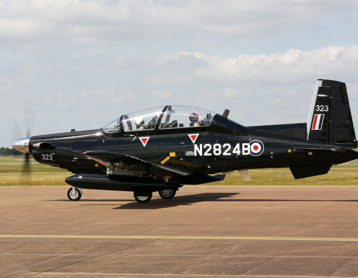 Beechcraft T-6C Texan II. Foto Gunnar Åkerberg.