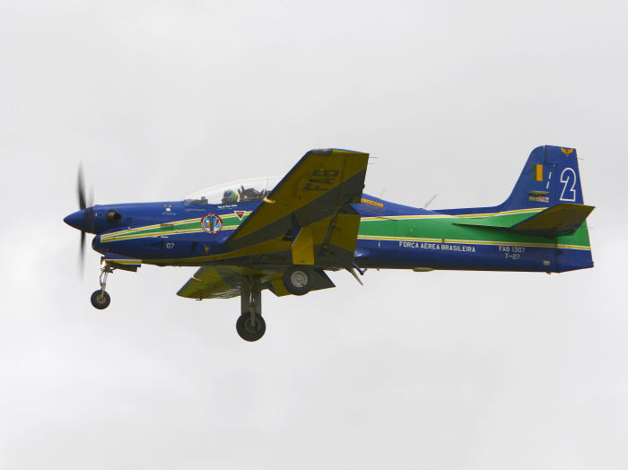 Embraer T-27 (EMB-314) Tucano. Foto Gunnar Åkerberg.