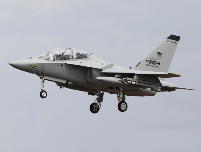 Leonardo M-346. Foto Gunnar Åkerberg. Leonardo M-346. Foto Gunnar Åkerberg.