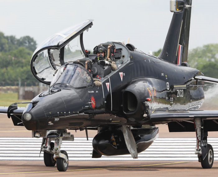 Bae Hawk T2. Foto Gunnar Åkerberg. Bae Hawk T2. Foto Gunnar Åkerberg.