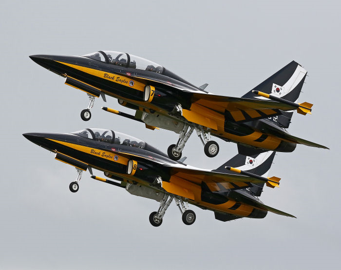 Lockheed Martin/KAI T-50A. Foto Gunnar Åkerberg. Lockheed Martin/KAI T-50A. Foto Gunnar Åkerberg.