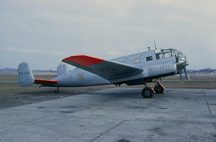 Nord NC 701 Martinet, registrerad SE-KAL, fotograferad 1969, året innan flygplanet togs ur drift. Endast ett fåtal av typen är bevarade, vilket gör Arlandasamlingarnas exemplar till ett värdefullt flyghistoriskt bidrag. Foto Sven Stridsberg