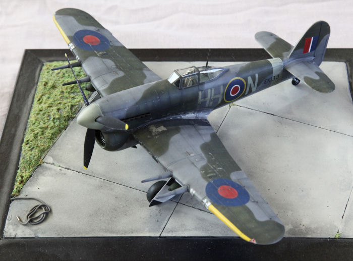 Best of British! Hawker Typhoon Mk. II i skala 1.48. Foto: Gunnar Åkerberg