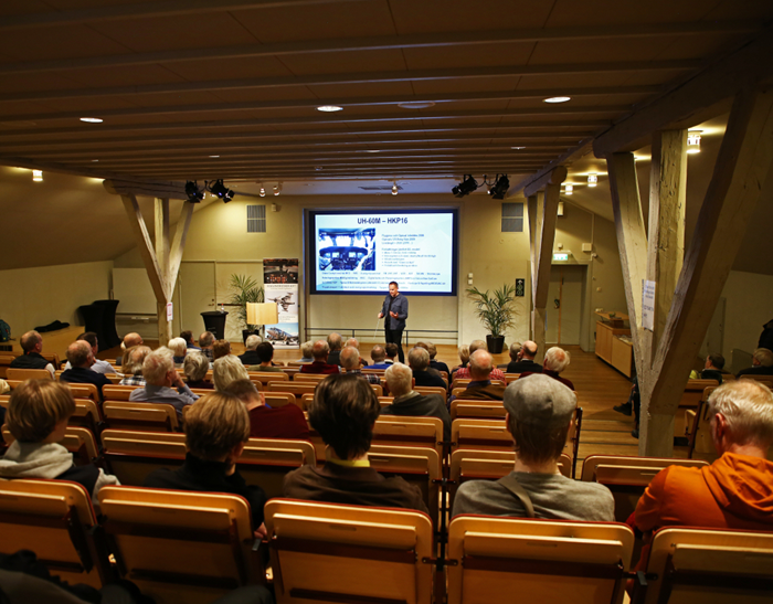 Hörsalen på Armémuseum som den såg ut innan ombyggnaden. Foto: Gunnar Åkerberg.