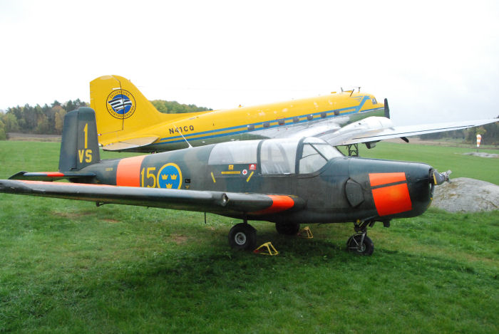 SE-KVS - SAAB Safir 91B, Sk 50 i flygvapnet. Foto: Bengt Simson.