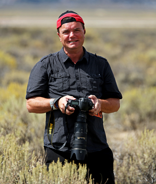 Peter Liander vid Reno Air Races 2013. Foto: Gunnar Åkerberg.