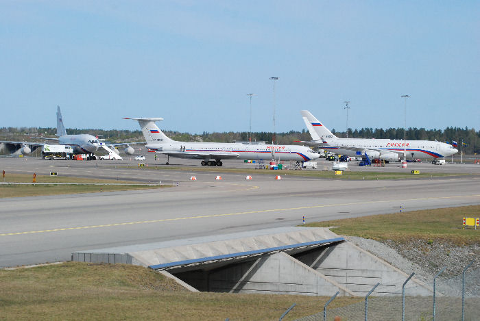 2st il-96 &amp; 1st il-62. Foto: Bengt Simson.