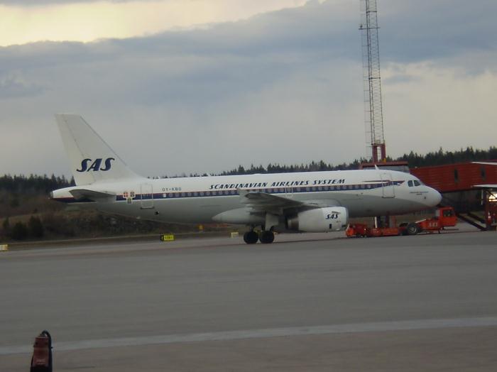 SAS retrojet Airbus A319 "Christian Valdemar Viking". Foto: Bengt Simson.