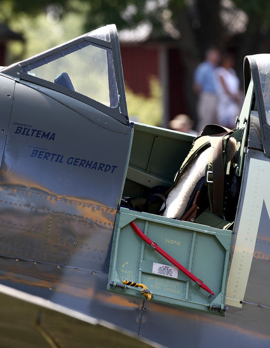 ”Operated by Biltema in honour of Bertil Gerhardt”  Foto: Gunnar Åkerberg