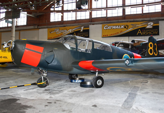 Den färdigrenoverade Saab 91C Safir, Fv nr. 50083, s/n 91.398 kommer förhoppningsvis snart vara i luften. Registreringen SE-MEF är reserverad. Foto: Gunnar Åkerberg 