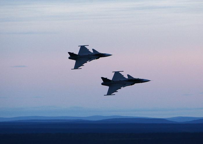 JAS 39C/D är svenska flygvapnets stridsflygresurs under många år framöver. Foto: Gunnar Åkerberg 