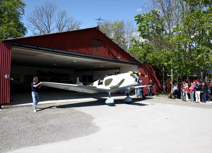 Roll-out av SE-BGA på taildragger-träffen i Håtuna den 16 maj 2009. Foto: Gunnar Åkerberg