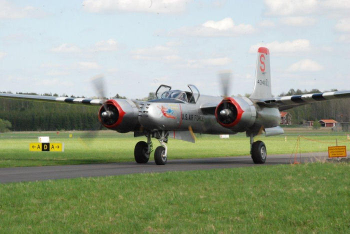 Nordic Warbirds A-26 Invader ”Sugarland Express”. Foto: Bengt Simson.