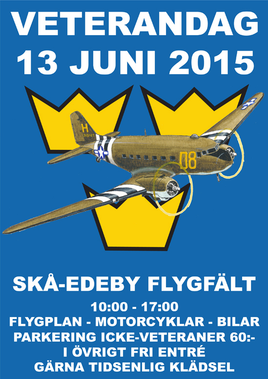 Veterandag på Skå-Edeby flygfält 2015