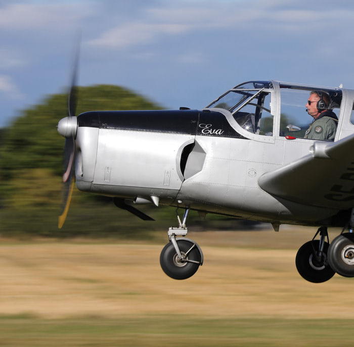 Det finns i skrivande stund bara två luftvärdiga Saab 91A Safir, den ena ägs av Niclas Bååth och är baserad på Skå Edeby. Foto: Gunnar Åkerberg.